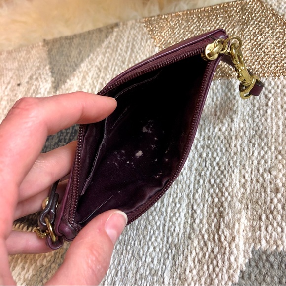 COACH Leather Wristlet - Picture 5 of 8